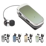 Retractable Wireless Headphones BT5.2 Earphones Clip On Earpiece Comfortable Hot