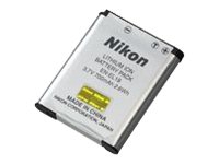 CoreParts - Batteri - Li-Ion - 700 mAh - svart - för Nikon Coolpix S100, S1000pj, S2500, S2550, S2600, S3100, S3200, S3300, S4100, S4150, S4300