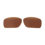 Walleva Brown Polarized Replacement Lenses For Oakley Turbine Sunglasses