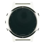 Garmin Fenix 5S Plus Display Glass Screen+Frame Housing, White Silver, B