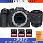 Canon EOS R7 + RF 50mm F1.2 L USM + 3 SanDisk 32GB Extreme PRO UHS-II SDXC 300 MB/s + Guide PDF ""20 techniques pour r?ussir vos photos