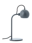 Ball Single Table Lamp With Sleeve Blue Frandsen Lighting