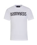 Dsquared2 Boys Logo T-shirt White - Size 10Y