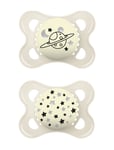 Mam Original Night 0-6M Silic Neutral 2P Baby & Maternity Pacifiers & Accessories Pacifiers White MAM