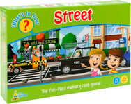 What's In Your Street? Shopping List Memory Card Game by Little Wigwam