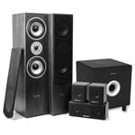 Fenton 5.1 home cinema surround speaker set 1300W with 8 "subwoofer, Fenton 5.1 hemmabio surroundhögtalare set 1300W med 8 "subwoofer