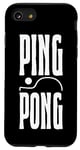 Coque pour iPhone SE (2020) / 7 / 8 Équipement De Ping-pong Raquette De Tennis De Table