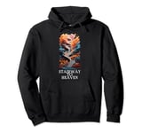 Beautiful Stairway To Heaven Celestial Colorful Design Pullover Hoodie