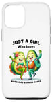 iPhone 14 Pro Just a Girl Who Loves Avocado and Funny Salsa Dance Graphic Case