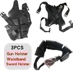 Deadpool Kostym Cosplay Barn Vuxen Dräkt Anime Superhjälte Cosplay Dödsväktare Anime Vuxen Service Leotard Hattar Tillbehör Anime-WELLNGS 3 PCS M