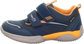 Superfit Storm Gore-Tex Sneaker, Blue Orange 8030, 3 UK