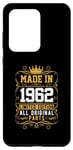 Coque pour Galaxy S20 Ultra Made In 1962 Limited Edition Pièces originales 62 ans Cadeau