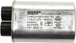 HQRP Microwave Capacitor Replacement 2100V 0.91uf or 1.05uf Standard Terminal