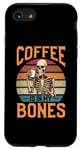 iPhone SE (2020) / 7 / 8 Retro Coffee Brewer Skeleton Case