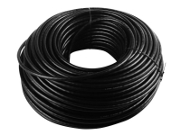 goobay - Samlet kabel - 305 m - UTP - CAT 6 - utendørs, rund, solid - svart