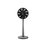 Duux Whisper Standing Fan, with Remote Control, 26 Cooling Speeds, Height Adjustable, Multi-direction Oscilating, Powerful & Ultra Quiet Fan With Night Mode, Timer, Grey
