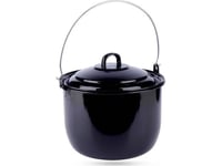 Ambiance Hängande Emaljerad Ungersk Kittel Med Lock 24 Cm, 7,7 L
