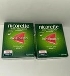 NICORETTE INVISI 10mg Patch - 14 Patches X Step 3 (Expiry 07/2024)