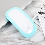 Silicone Soft Mouse Protector Cover,Compatible with Apple Magic Mouse I&II, iMac Mouse-light blue