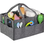 Baby Caddy 11 fack avtagbar avdelare bärbar filt väska dark-grey