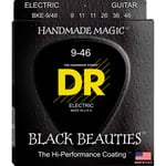 DR Strings BKE-9/46 Black Beauties black el-guitar-strenge, 009-046