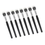 8Pcs Makeup Brush Set Soft Bristles Flat Top Stippling Brush Cosmetic Brush LSO
