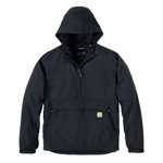 Carhartt Men's Rain Defender Loose Fit Lightweight Packable Anorak  Black, M