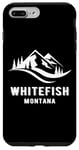 Coque pour iPhone 7 Plus/8 Plus Whitefish Montana Souvenir d'hiver