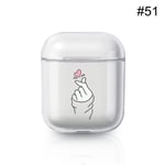 For Apple Airpods Hard Pc Case Transparent 51