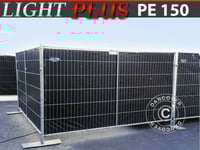 Staket presenning 1,76x3,41m, PE 150g/m², Svart