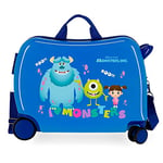 Disney Boo! Children's Suitcase Blue 50 x 38 x 20 cm Rigid ABS Side Combination Closure 34L 3 kg 4 Wheels Hand Luggage