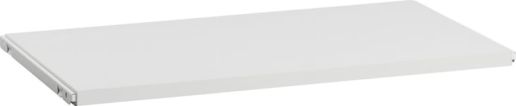 Elfa klik-ind hylde melamin 30, længde 605mm, hvid