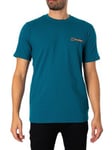 BerghausSilhouette T-Shirt - Dark Turquoise