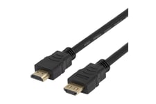DELTACO HDMI-kabel med Ethernet - 4 m