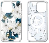 Sonix Coque pour iPhone 15 Pro | Compatible avec MagSafe iPhone Case Floral | Testé Contre Les Chutes de 3 m | Fleur de Delilah
