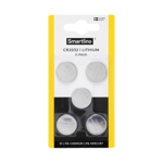 Smartline 5-pack Batteri Knappcell Lithium CR2032