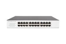 DIGITUS Professional Fast Ethernet N-Way Switch DN-60021-2 - switch - 24 portar - administreras inte - monterbar på stativ