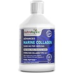 Marine Collagen Liquid 10000mg Sugar Free, Hydrolysed Peptides | Hyaluronic