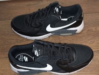 Nike Air Max Excee Part Leather Lace Up Trainers Sneakers UK 10.5 Eu 45.5 Black