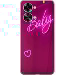 OnePlus Nord 2T Genomskinligt Skal Baby Heart