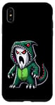 Costume de fantôme portant un dinosaure pour Halloween Cosplay T-Rex Coque pour iPhone XS Max