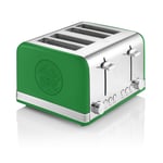 Swan Celtic 4 Slice Retro Toaster 1600W Green Defrost/Reheat/Cancel