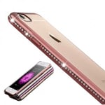 iPhone 6S Plus iskuja vaimentava kumisuoja strassilla