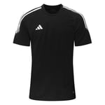 adidas Tränings T-Shirt Tiro 23 Club - Svart/Vit, storlek Medium