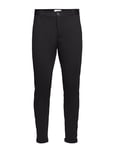 Superflex Knitted Cropped Pant Bottoms Trousers Chinos Black Lindbergh Black