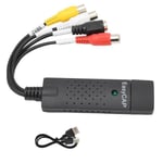 Duokon Adaptateur de capture audio Carte de capture USB2.0 Adaptateur d'acquisition audio vidéo stéréo DVD VHS 4 canaux pour