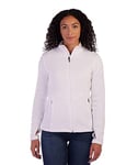Spyder Women's Soar Fleece Jacket, White, L UK