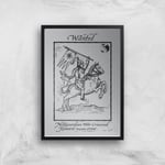The Witcher Nilfgaardian War Criminal Giclee Art Print - A3 - Black Frame