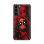 ERT GROUP Coque de téléphone Portable pour Samsung S23 Original et sous Licence Officielle Marvel Motif Deadpool 001 Parfaitement adapté à la Forme du téléphone Portable, Coque en TPU