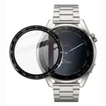 Huawei Watch 3 Pro IMAK Beskyttelsesglass til Smartwatch - Svart Kant (m. tall)